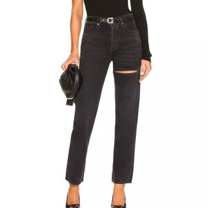 🖤AGOLDE Lana Mid Rise Slice Jeans. size 25.